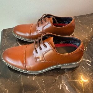 Classic Brown Leather Boy’s Shoes